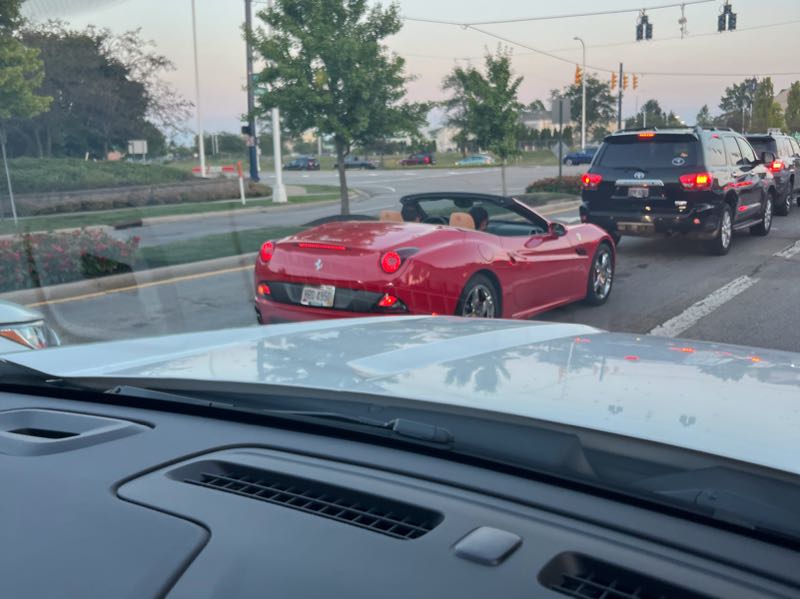Ferrari California spotted in Longview