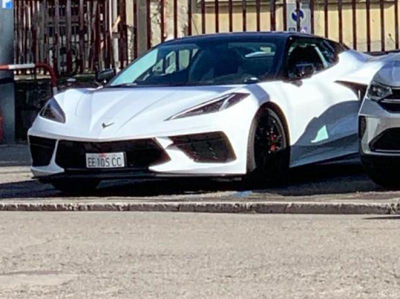 Chevrolet Corvette (2020) spotted in Arezzo, Italy