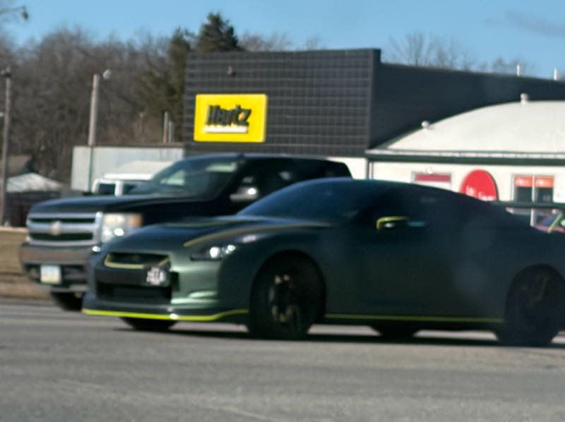 Nissan GT-R spotted in Iowa City