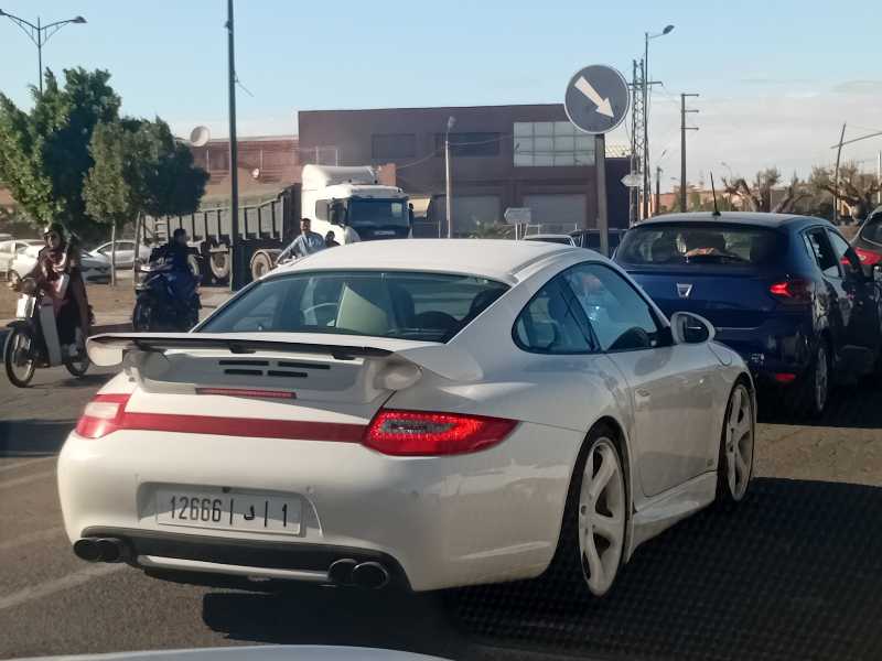 Porsche 911 (2010) spotted in Marrakesh, Morocco