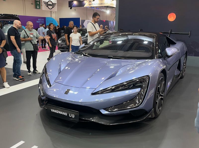 Yangwang U9 spotted in Munich