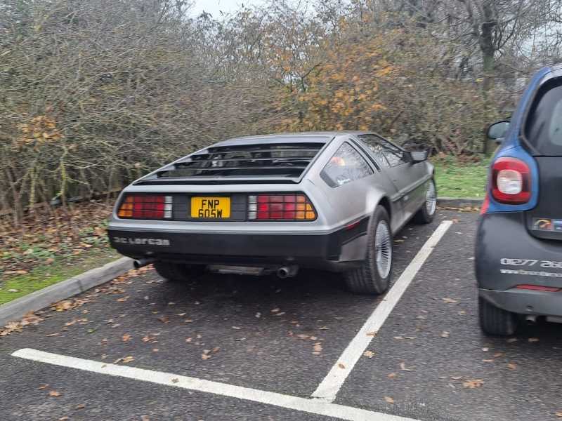 DeLorean DMC-12 spotted in Doncaster