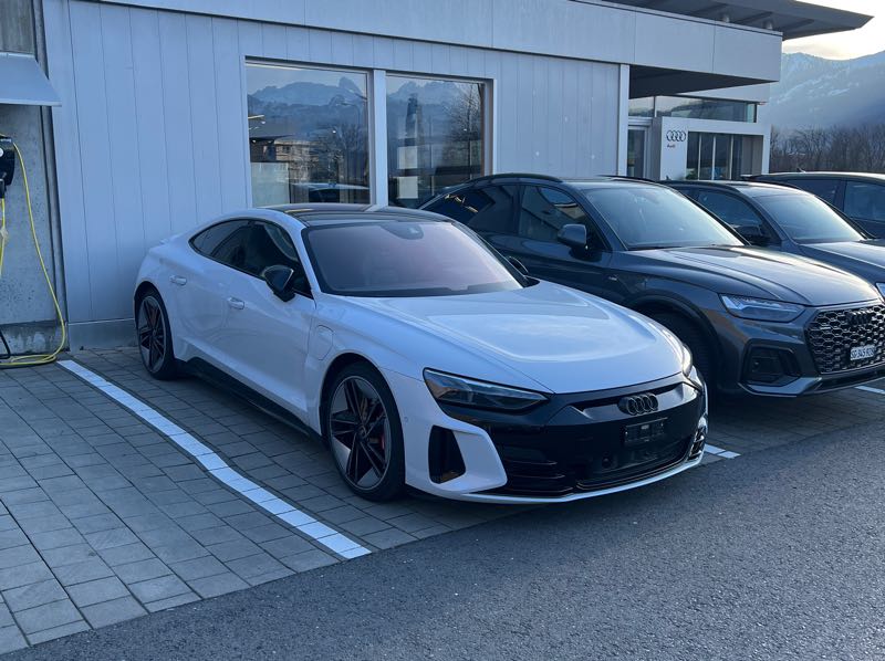 Audi e-tron GT spotted in Vaduz