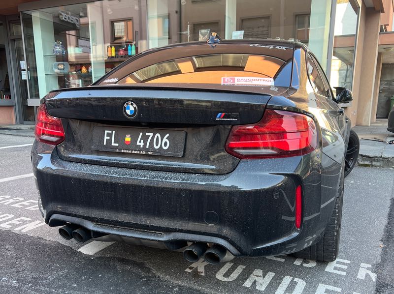 BMW M2 Competition spotted in Vaduz