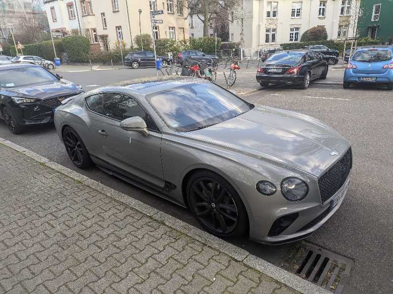 Bentley Continental GT (2022) spotted in Frankfurt am Main, Germany