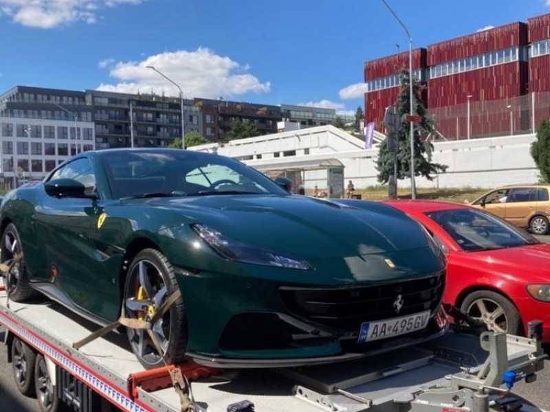 Ferrari Roma spotted in Nitra