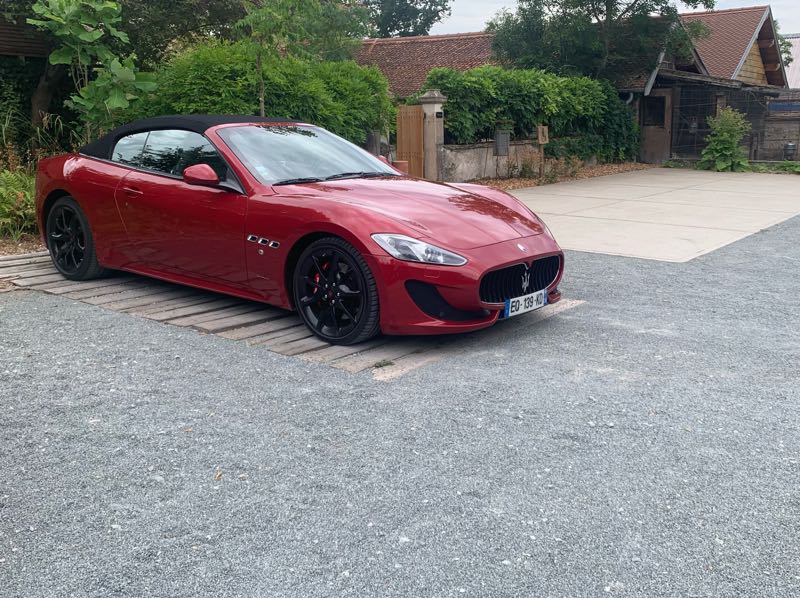 Maserati GranCabrio spotted in Riorges