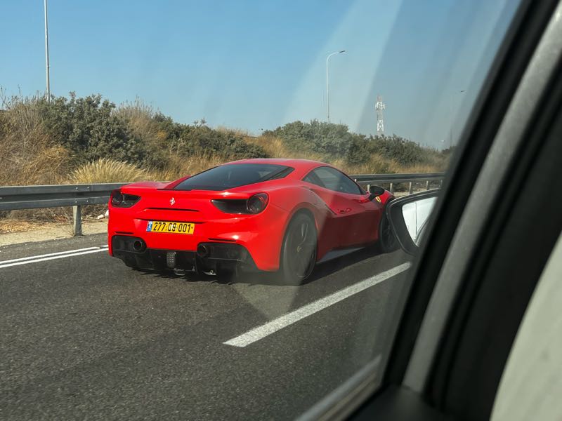 Ferrari 488 GTB spotted in Netanya