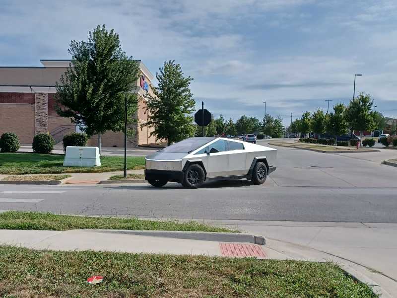 Tesla Cybertruck spotted in Lawrence