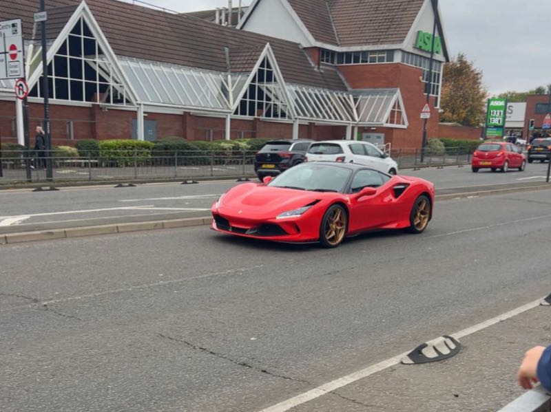 Ferrari F8 Tributo (2020) spotted in Newcastle upon Tyne, United Kingdom
