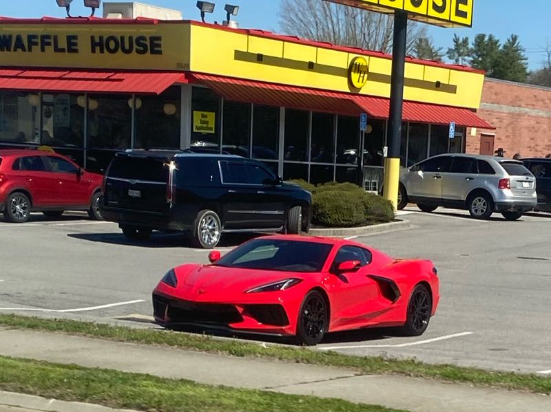 Chevrolet Corvette spotted in Sevierville
