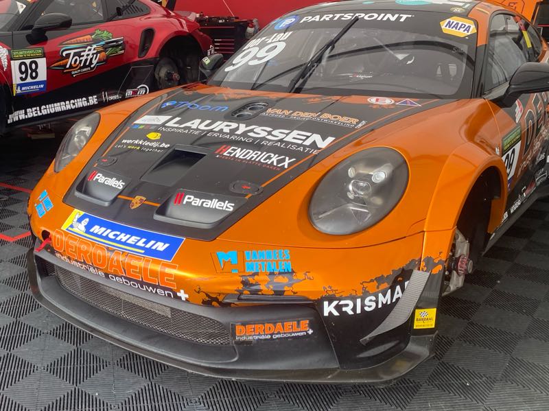 Porsche 911 GT3 R spotted in Hasselt