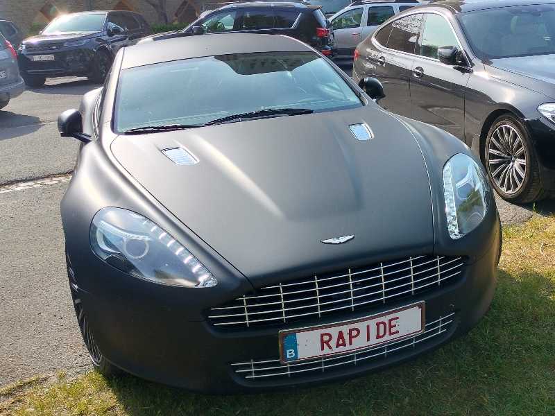 Aston Martin Rapide spotted in Ostend