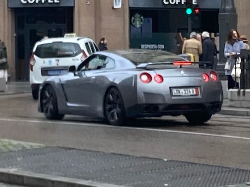 Nissan GT-R (2015) spotted in Madrid, Spain