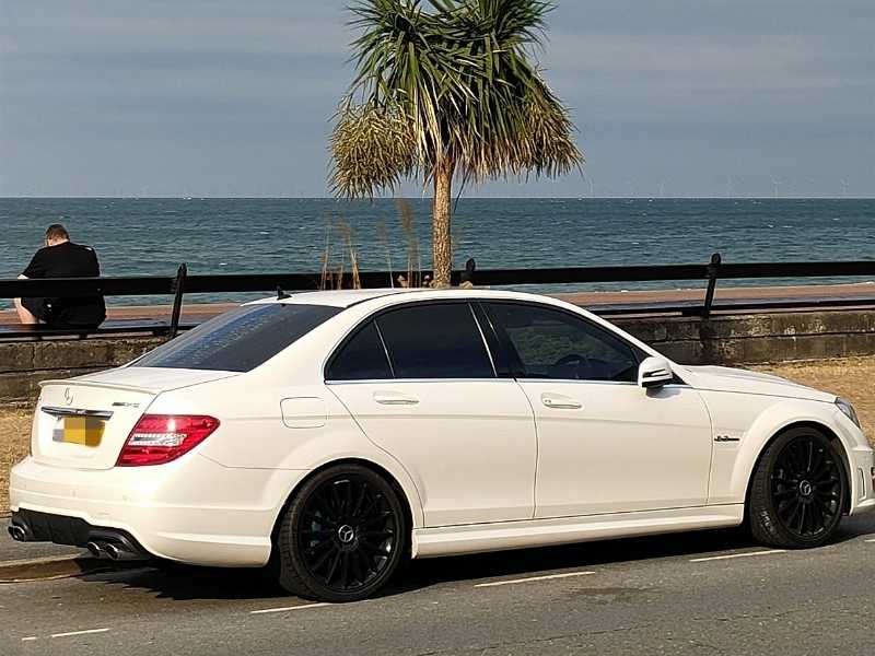 Mercedes-Benz C63 AMG spotted in Llandudno