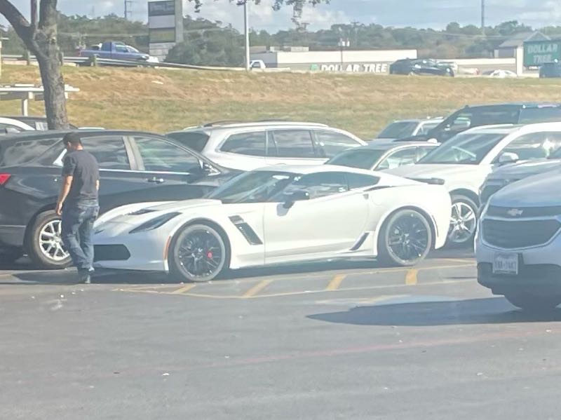 Chevrolet Corvette spotted in New Braunfels