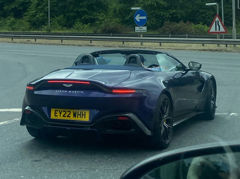 Aston Martin Vantage spotted in Norwich