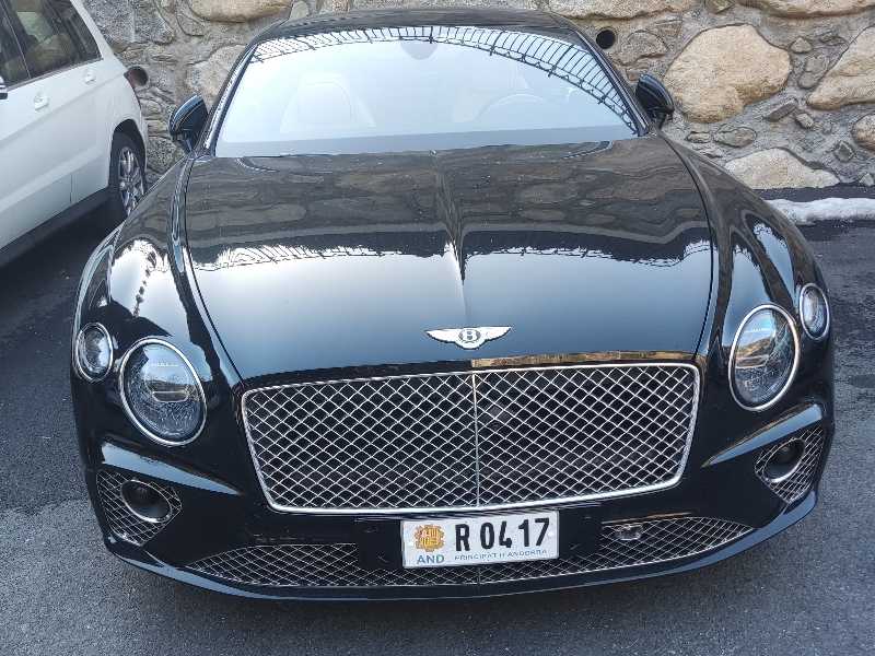 Bentley Continental GT spotted in Encamp
