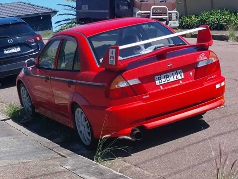 Mitsubishi Lancer Evolution spotted in Newcastle