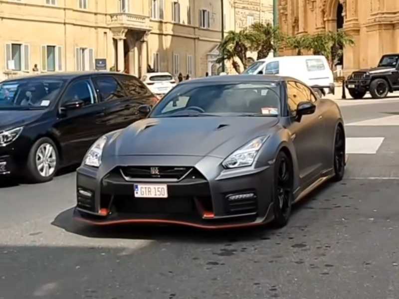 Nissan GT-R spotted in Mosta