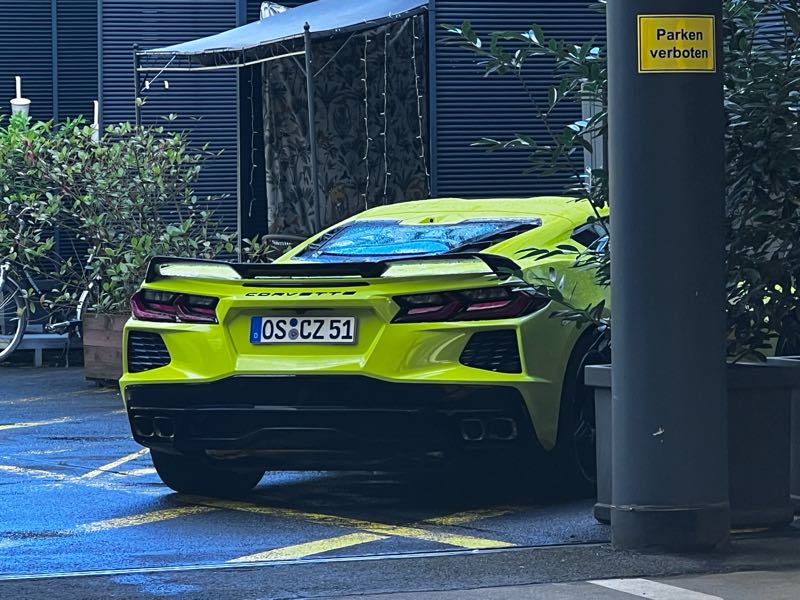 Chevrolet Corvette spotted in Osnabrück