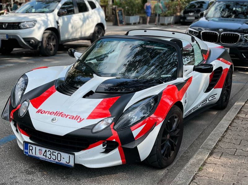 Lotus Elise spotted in Poreč