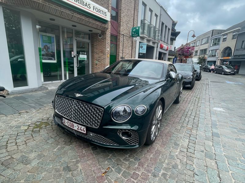Bentley Continental GT (2022) spotted in Brussels, Belgium