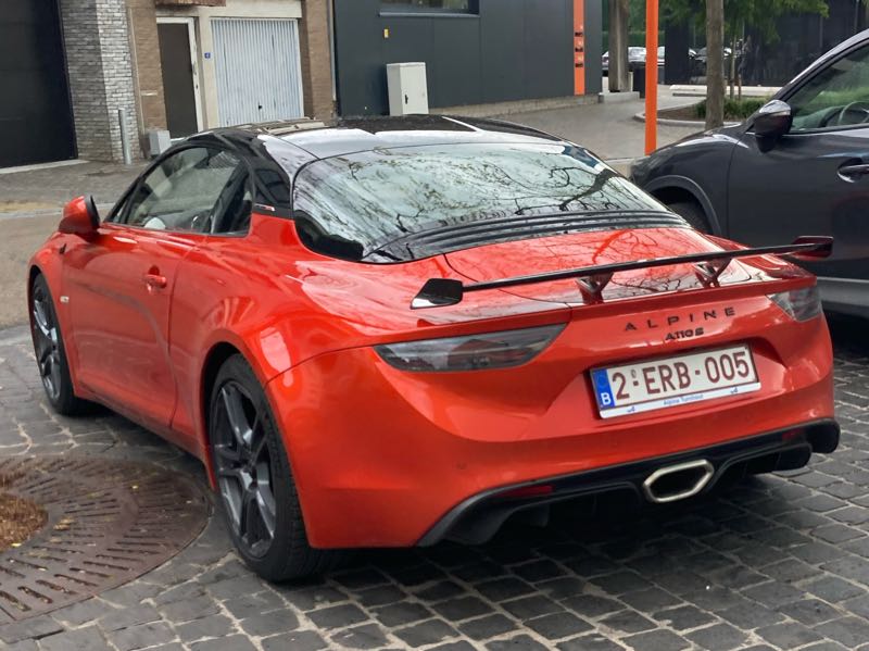 Alpine A110 S spotted in Genk