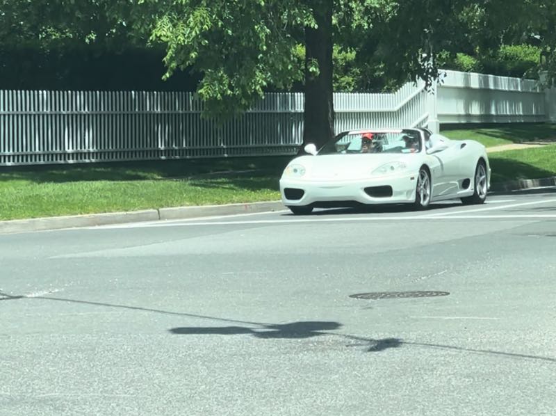 Ferrari 360 Spider spotted in East Hampton