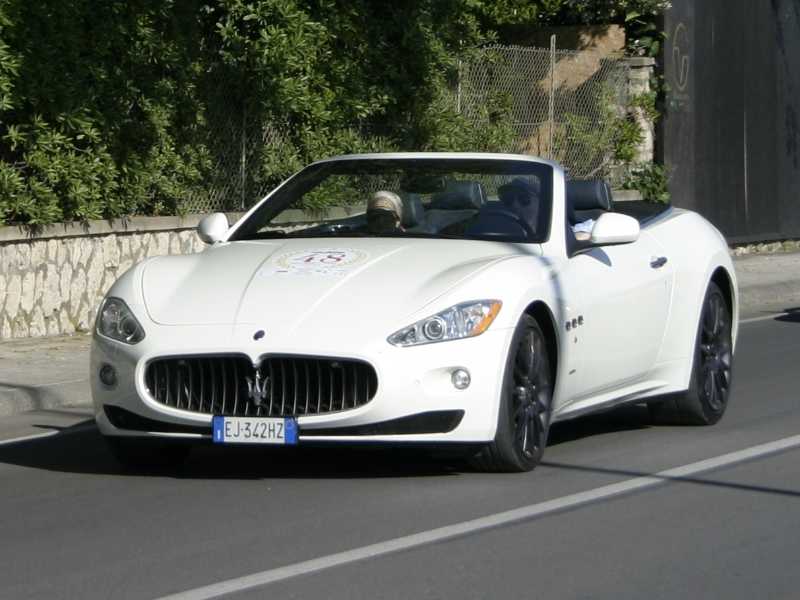 Maserati GranCabrio spotted in Massa