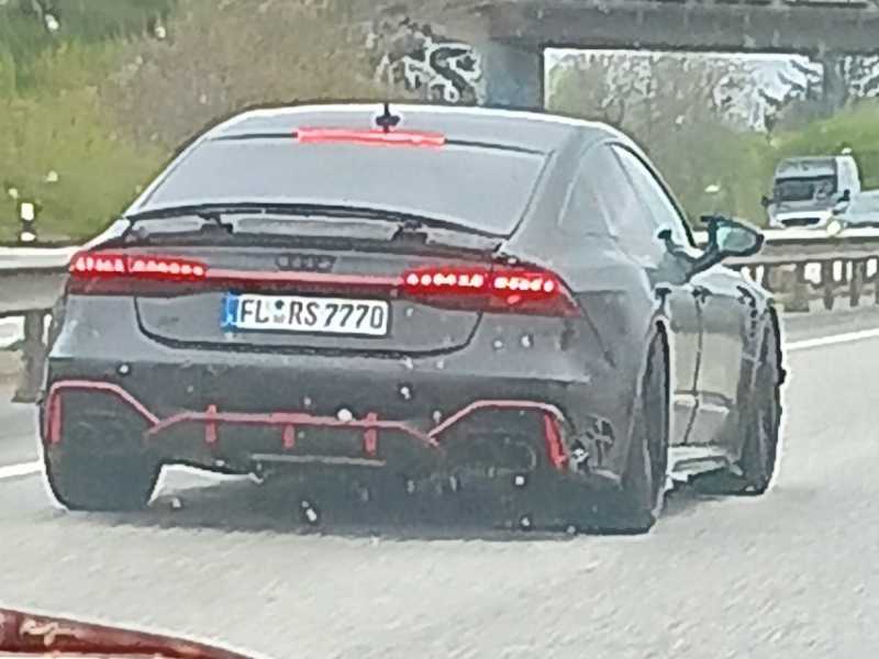 Audi RS7 spotted in Flensburg