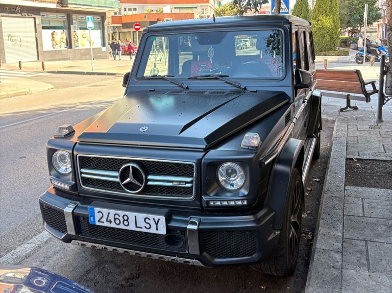 Mercedes-Benz G-Class spotted in Leganés
