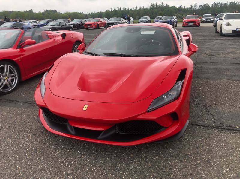 Ferrari F8 Tributo (2020) spotted in Příbram, Czechia