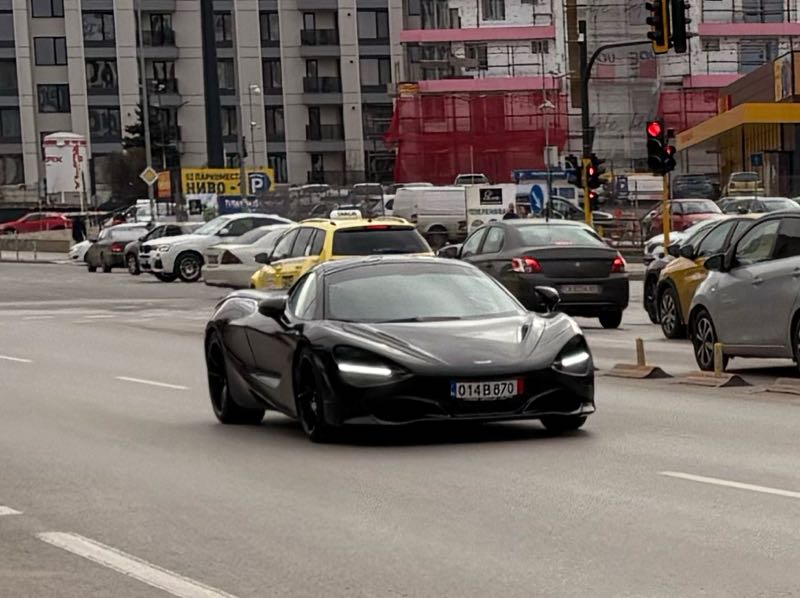 McLaren 720S (2019) spotted in Sofia, Bulgaria