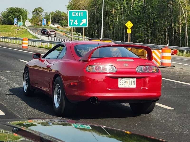 Toyota Supra (1998) spotted in Keysville, United States