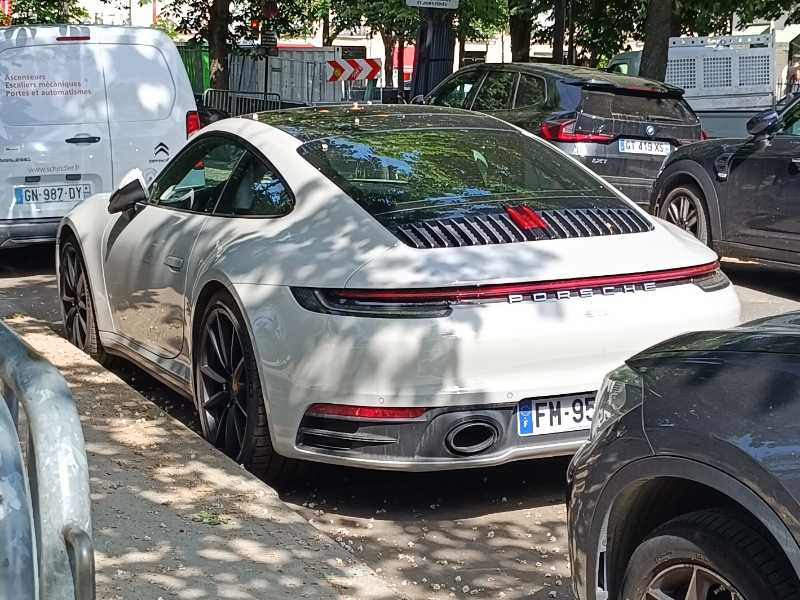 Porsche 911 (2021) spotted in Paris, France