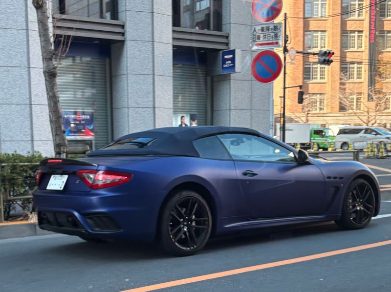 Maserati GranCabrio spotted in Tokyo