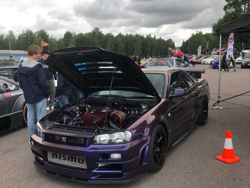 Nissan GT-R R34 spotted in Linköping