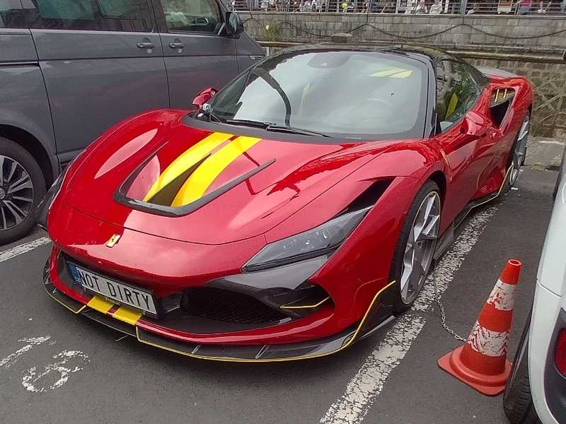 Ferrari F8 Tributo spotted in Karlovy Vary