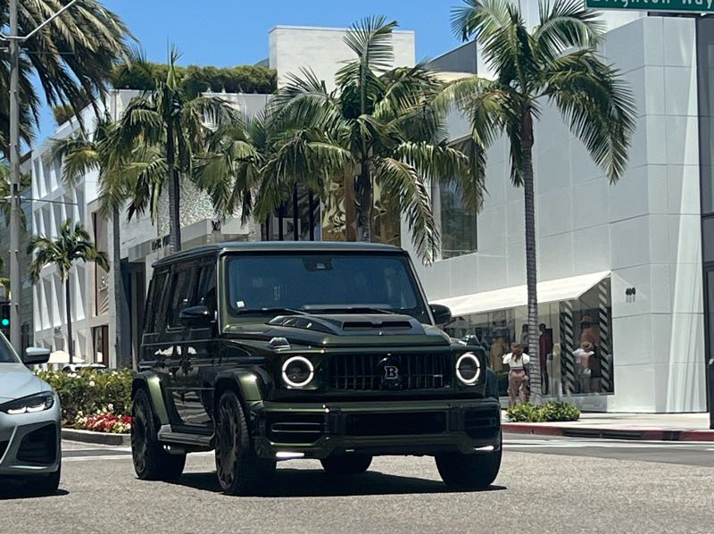 Brabus G63 spotted in Los Angeles