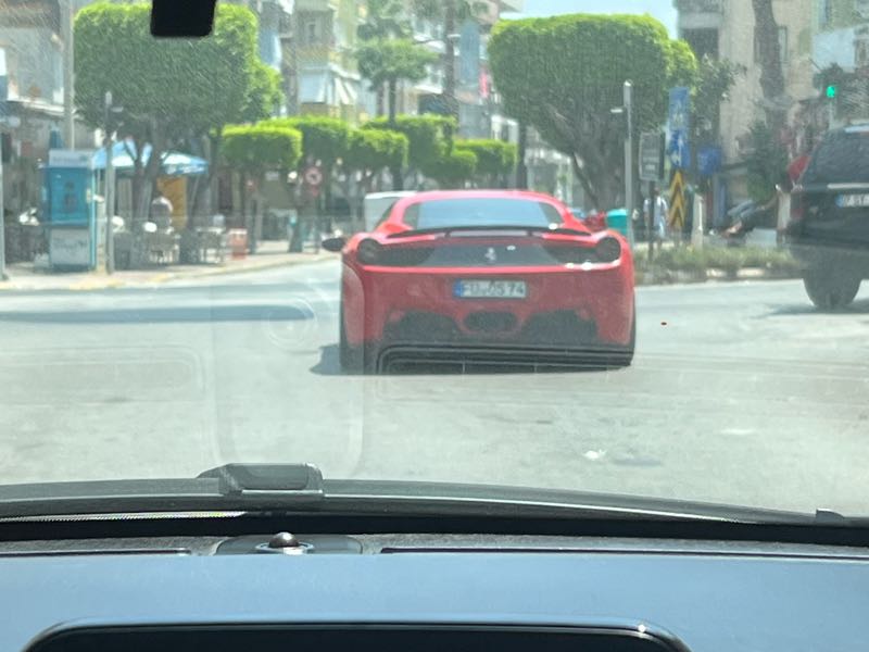 Ferrari 488 GTB spotted in Alanya