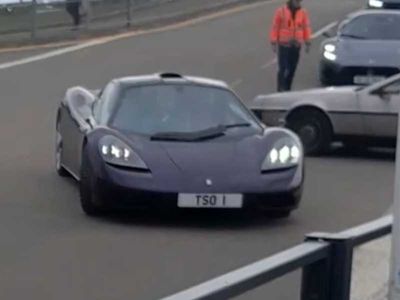 Gordon Murray T50 spotted in Milton Keynes