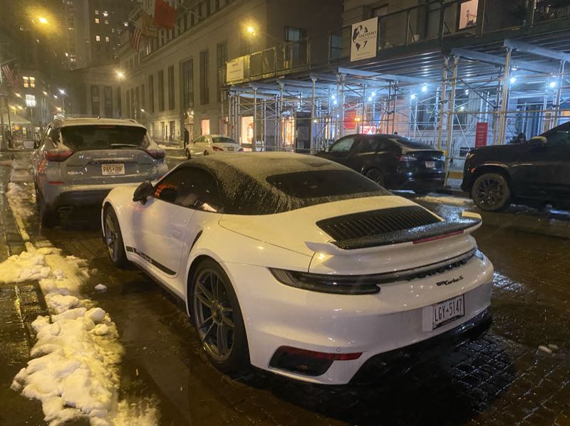 Porsche 911 Turbo S (2021) spotted in New York City, United States