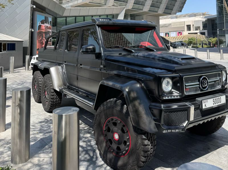 Mercedes-Benz G63 AMG 6x6 spotted in Abu Dhabi