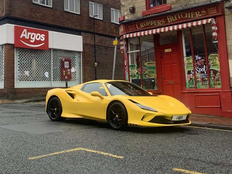 Ferrari F8 Tributo spotted in Blackburn