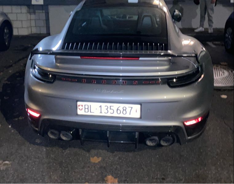 Porsche 911 Turbo S spotted in Basel