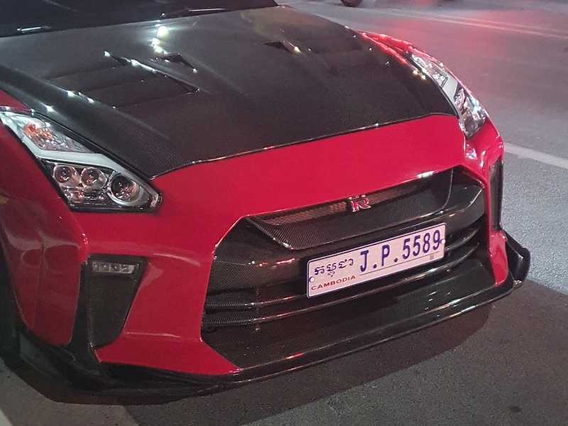 Nissan GT-R spotted in Phnom Penh