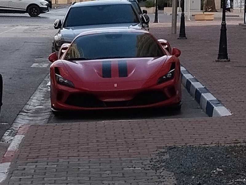 Ferrari F8 Tributo spotted in Tunis