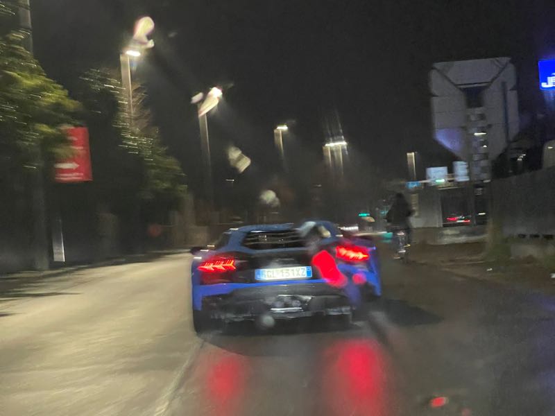 Lamborghini Aventador (2021) spotted in Verona, Italy