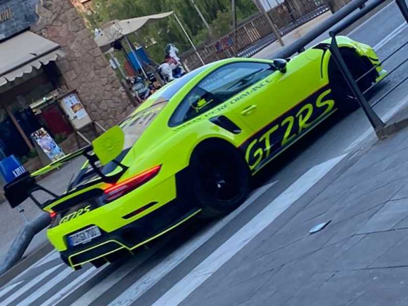 Porsche 911 GT2 RS spotted in Solsona